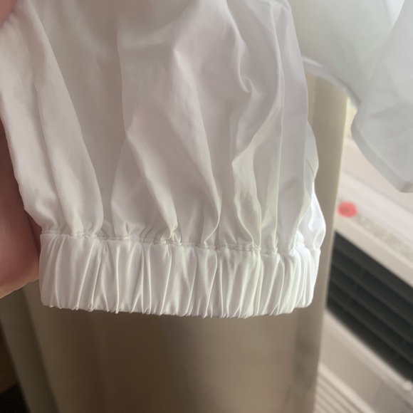 New Derek Lam 10 Crosby long sleeve blouse. Size 6. V-neck with tie. Cinch waist - Picture 3 of 5